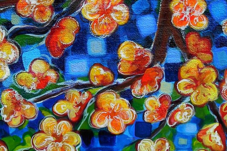 2x3 blossoms abstract 9